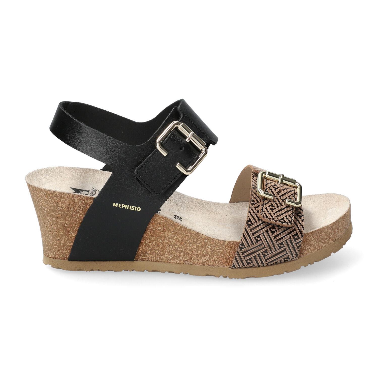 sandales femme modèle Lissandra Noir - Mephisto